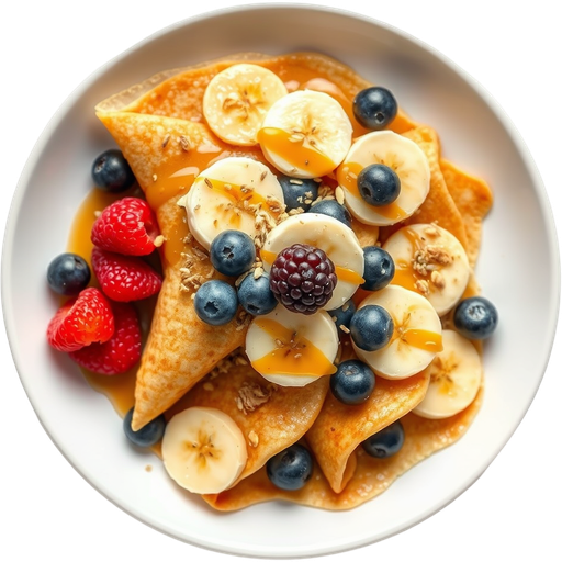 Superfood Crepes dish