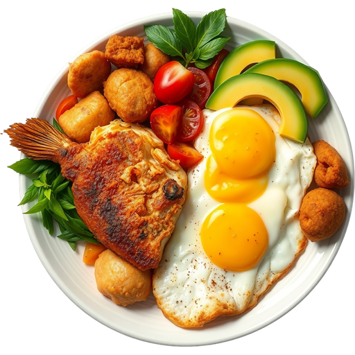 Ultimate Antigua Breakfast dish