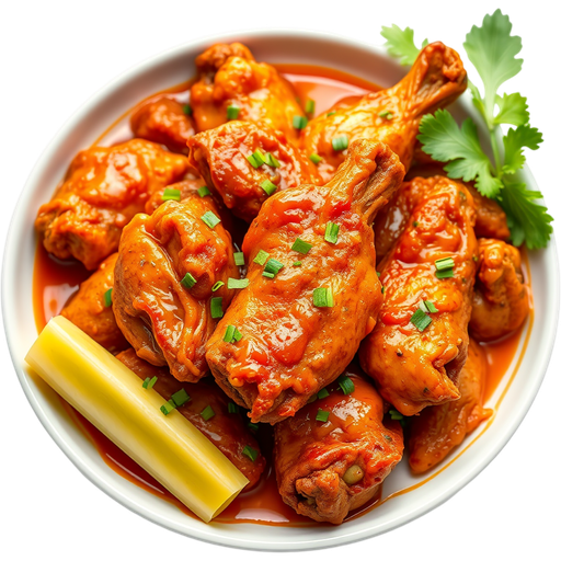 Curry Wings dish