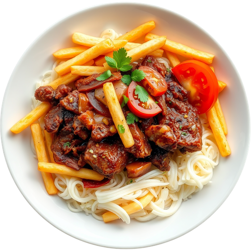 Lomo Saltado dish