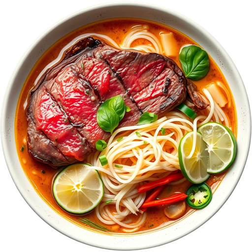 Pho Rib Eye dish