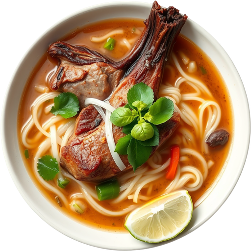 Oxtail Pho dish