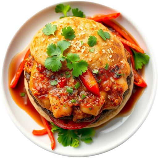 Chinese Hamburger dish