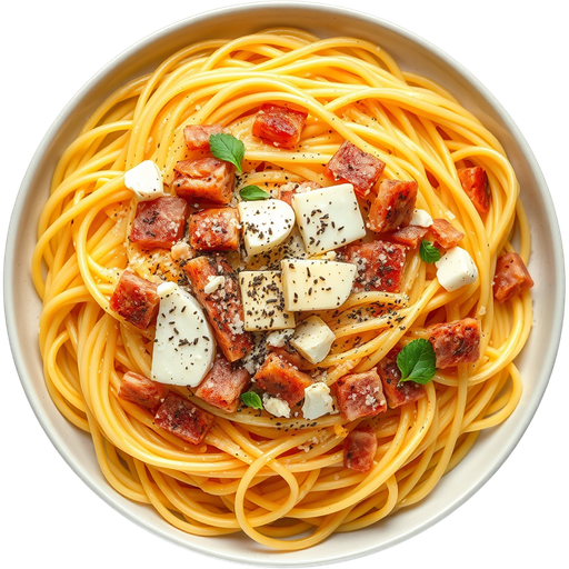 Spaghetti Carbonara dish