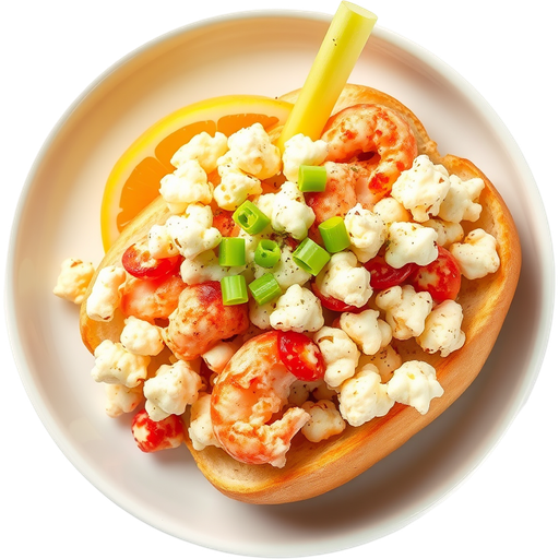 Popcorn Lobster Roll dish