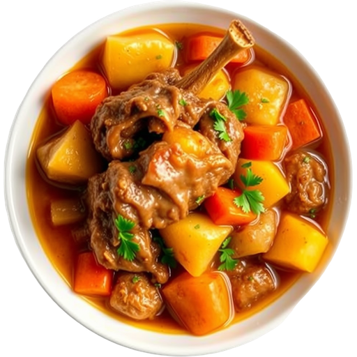 Stew Lamb Hot Pot dish
