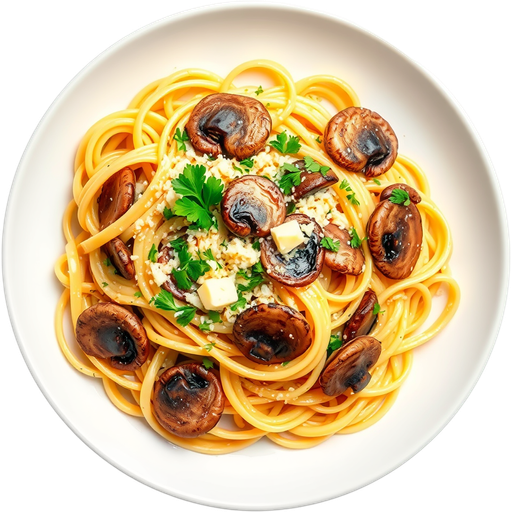 Tagliatelle aux Morilles dish