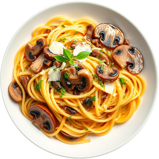 Mushroom Tagliatelle dish