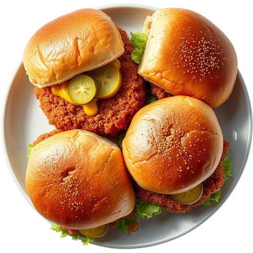 Schnitzel Sliders dish