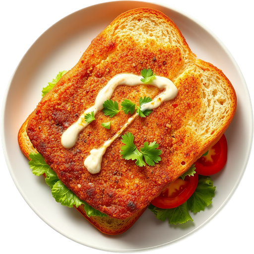 Milanesa Sandwich dish