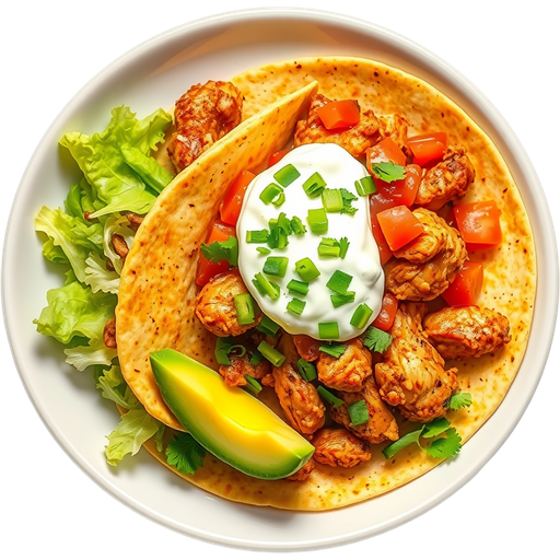 Chicken Taco dish