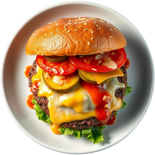 Double Smash Burger dish