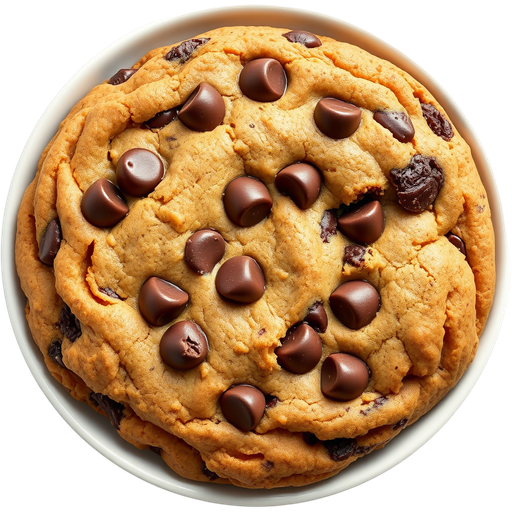 Ooey Gooey Chocolate Chip Cookie dish