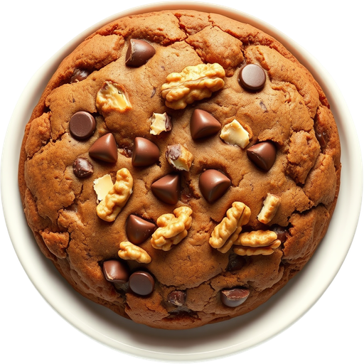 Chocolate Walnut Cookie dish