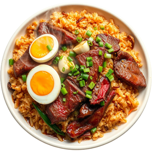 Smoking Wagyu Fried Rice dish