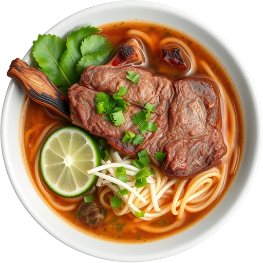 Beef Rib Pho dish