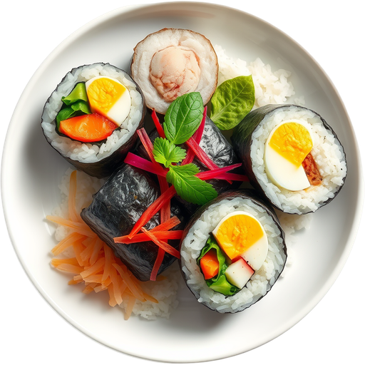 Kimbap dish