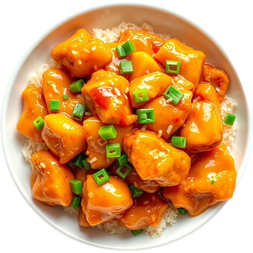 Mary's Orange Chicken dish