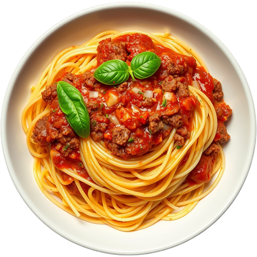 Meat Sauce Spaghetti dish