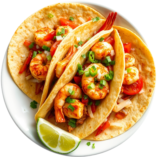 Tacos El Gobernador dish