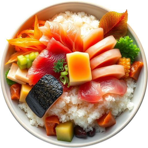 Deluxe Chirashi dish