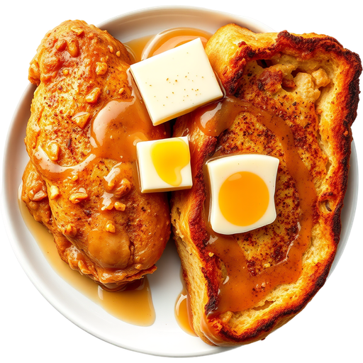 Chicken and French Toast dish