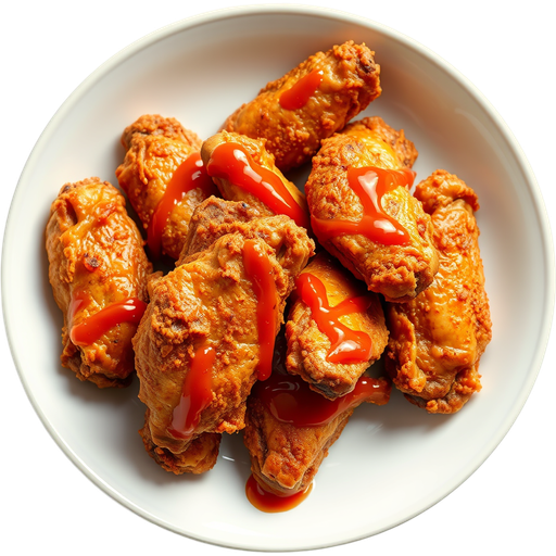 Crispy Wings dish
