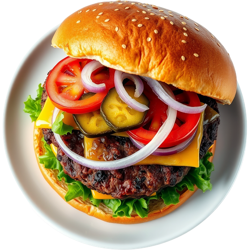 House Burger dish