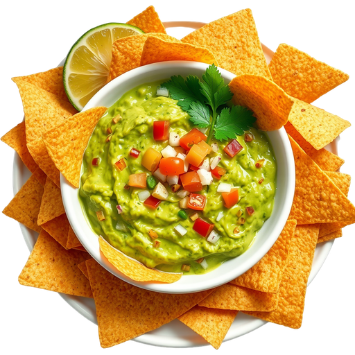 Chips and Guac dish