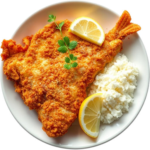 Fried Fish Fillet dish
