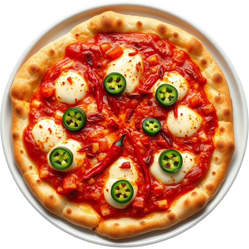 Atomic Pizza dish