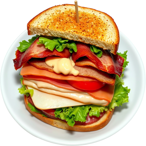 Mile High Club Sandwich dish