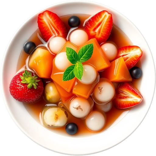 Herbal Jelly Dessert dish