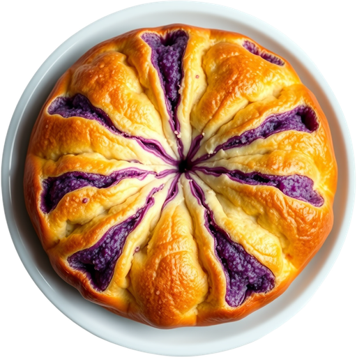 Pan de Ube dish