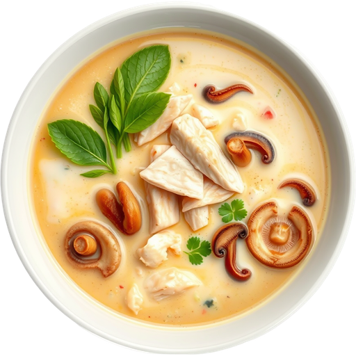 Tom Kha Soup dish