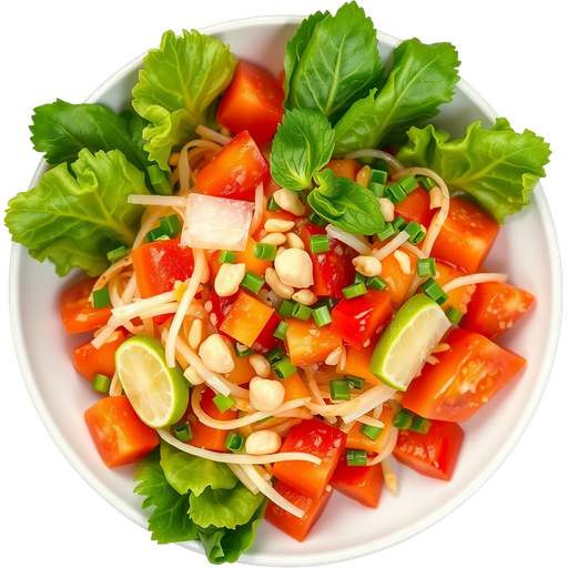 Papaya Pok Pok Salad dish