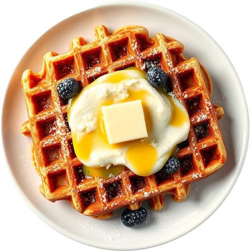 Breakfast Waffle dish