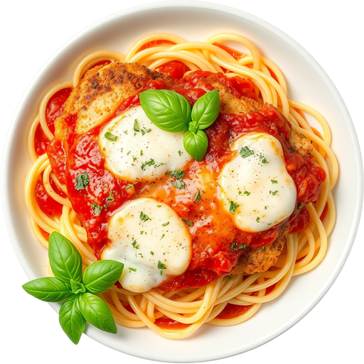 Chicken Parmigiana dish