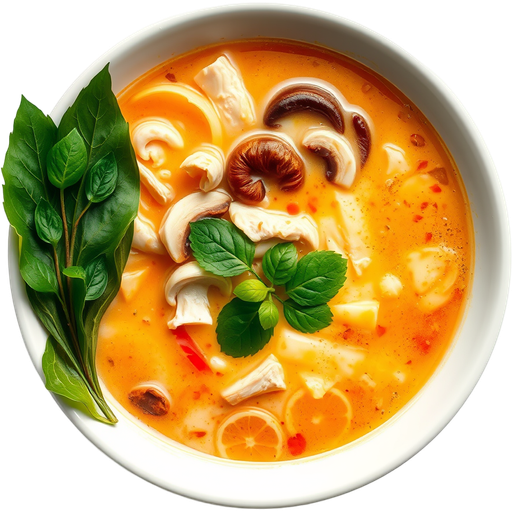 Tom Ka Soup dish