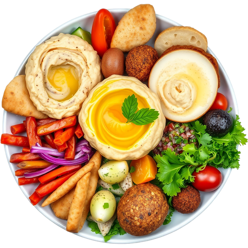 Vegetarian Platter dish