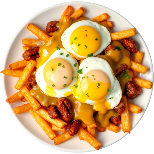 Breakfast Poutine dish