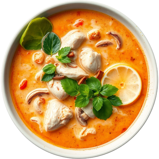 Tom Kha Soup dish
