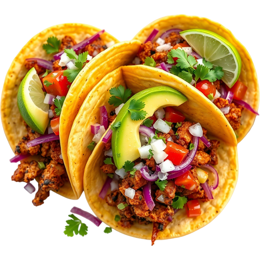 Jackfruit Street Tacos dish