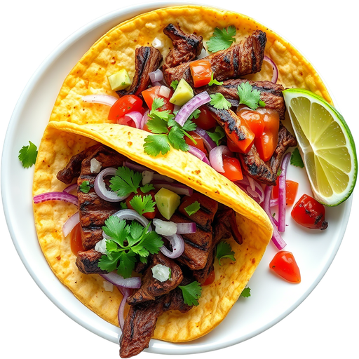 Carne Asada Taco dish