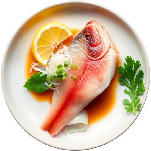 Yellowtail Sashimi dish