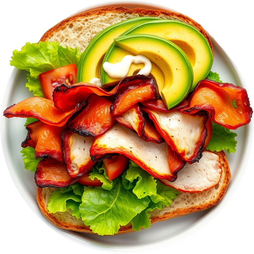 BLT with Turkey & Avocado dish