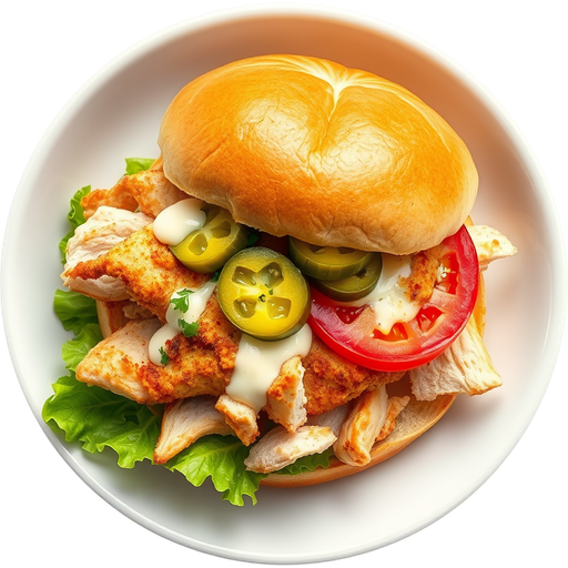 Toppa Toppa Chicken Sandwich dish