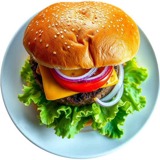 Build Your Own Burger dish