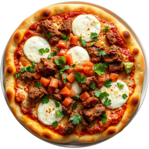 Carne Asada Pizza dish