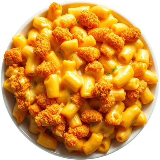 Fried Mac and Cheese dish